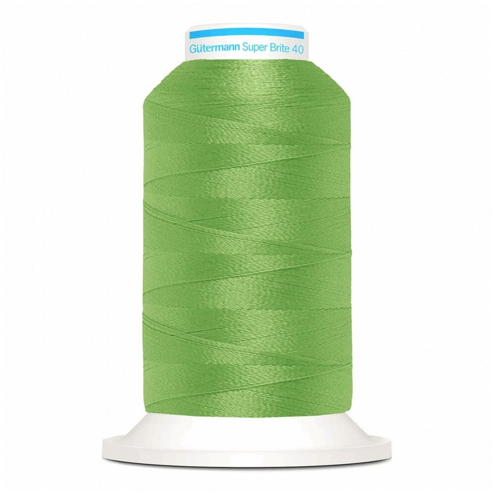 Gutermann Super Brite Polyester 40 Embroidery Thread 5757 - 1000 Metres - each