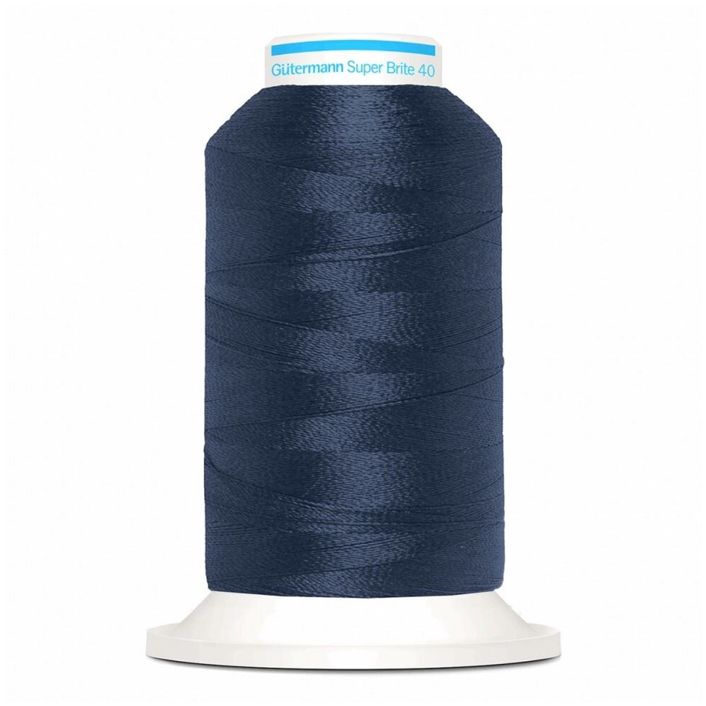 Gutermann Super Brite Polyester 40 Embroidery Thread 5687 - 1000 Metres - each