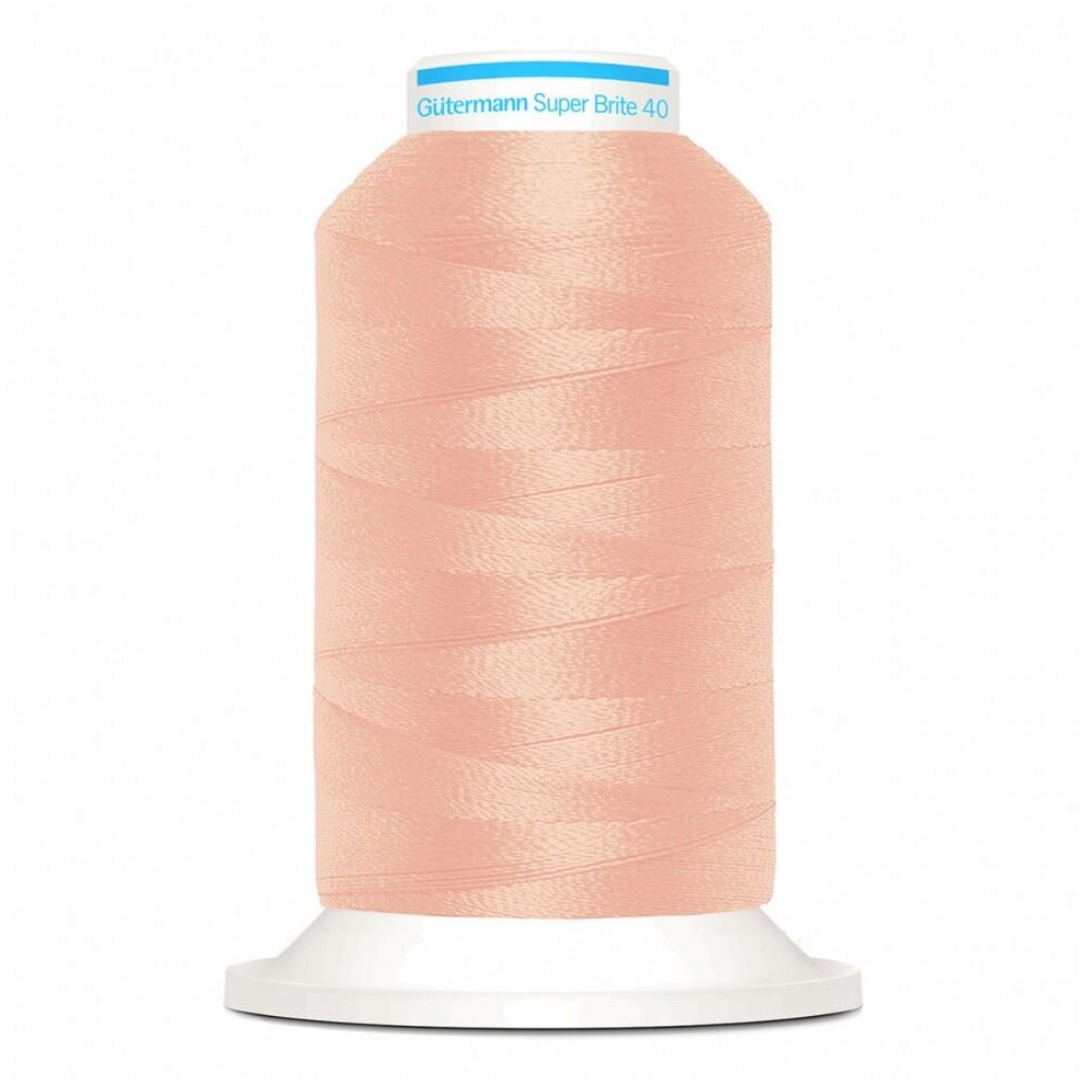Gutermann Super Brite Polyester 40 Embroidery Thread 5677 - 1000 Metres - each