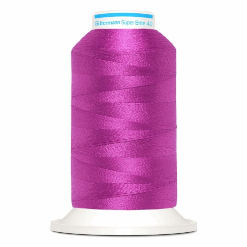 Gütermann Gutermann Super Brite Polyester 40 Embroidery Thread 5800 - 1000 Metres - each