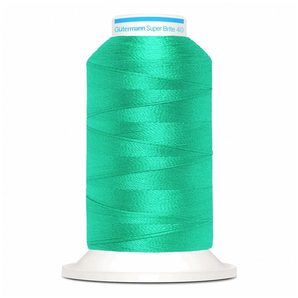 Gütermann Gutermann Super Brite Polyester 40 Embroidery Thread 5690 - 1000 Metres - Each