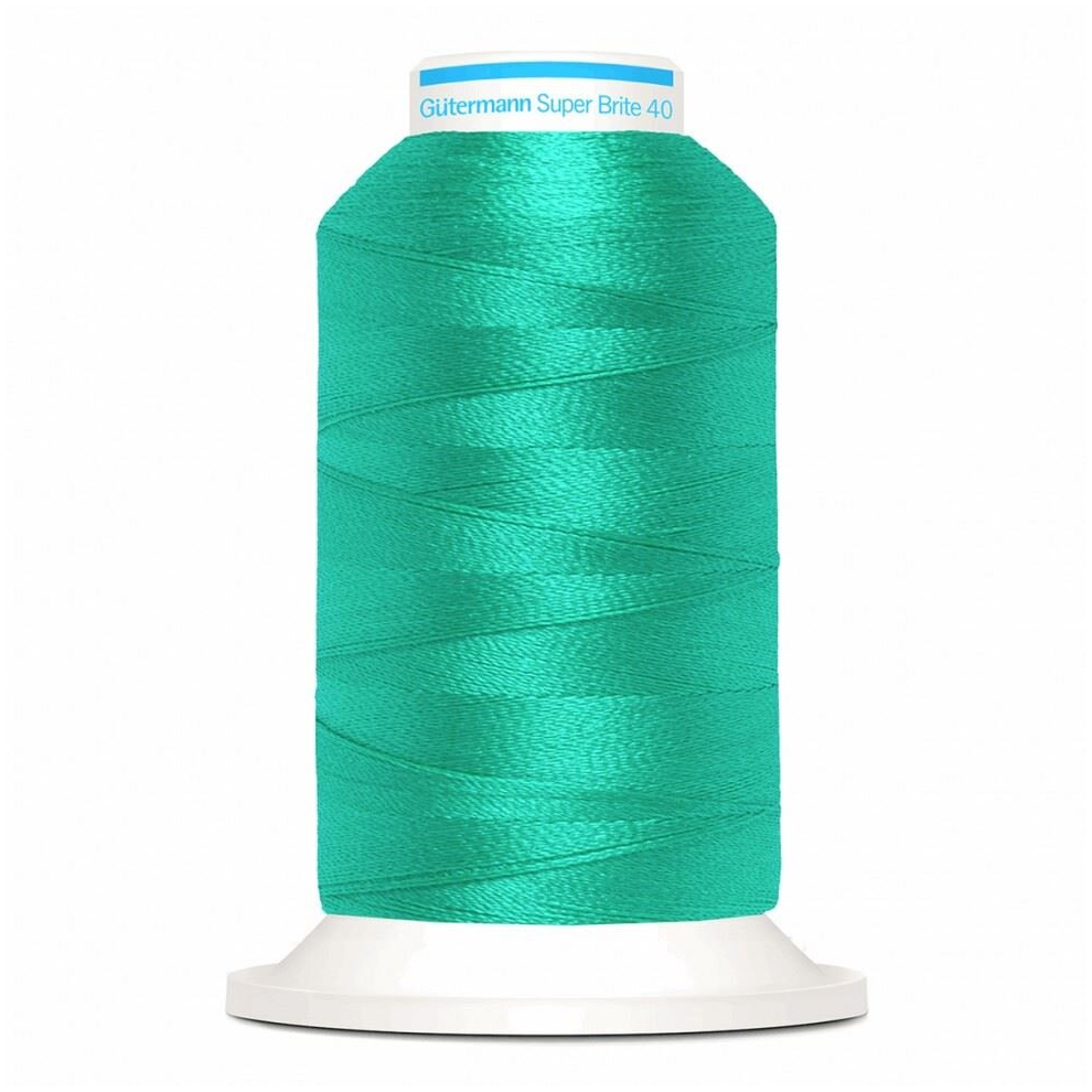 Gutermann Super Brite Polyester 40 Embroidery Thread 5691 - 1000 Metres - each