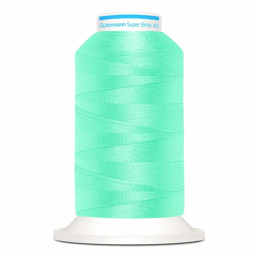 Gütermann Gutermann Super Brite Polyester 40 Embroidery Thread 5752 - 1000 Metres - Each