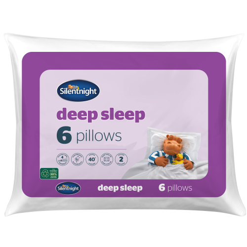 Silentnight Silentnight Deep Sleep Pillow - 6 Pack