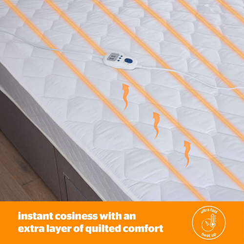 Silentnight Silentnight Multi-Zone Heated Quilted Mattress Topper - Double 2