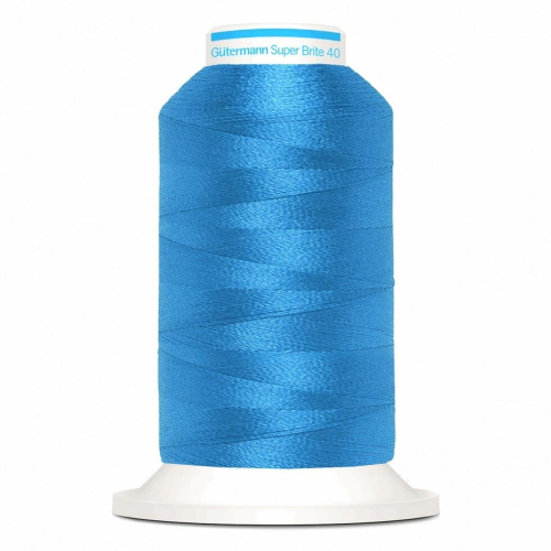 Gütermann Gutermann Super Brite Polyester 40 Embroidery Thread 5801 - 1000 Metres - each