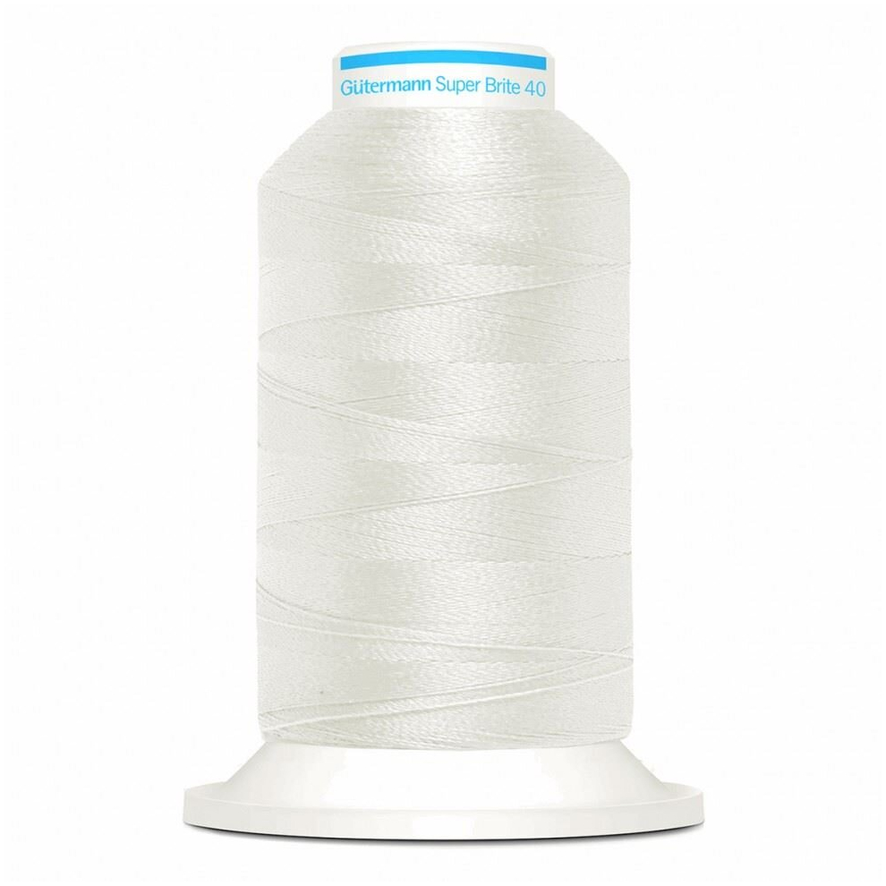 Gutermann Super Brite Polyester 40 Embroidery Thread 5642 - 1000 Metres - each