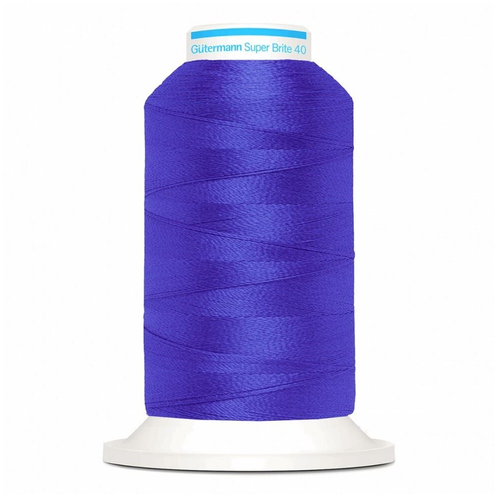 Gutermann Super Brite Polyester 40 Embroidery Thread 9022 - 1000 Metres - each