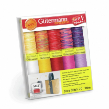 Gutermann Deco Stitch 70 Thread Set Pink - per pack
