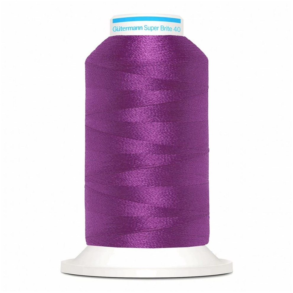 Gutermann Super Brite Polyester 40 Embroidery Thread 9046 - 1000 Metres - each
