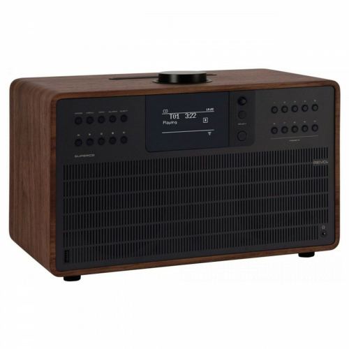 REVO SUPERCD DAB+, FM DIGITAL RADIO WITH BLUETOOTH WALNUT/BLACK on OnBuy