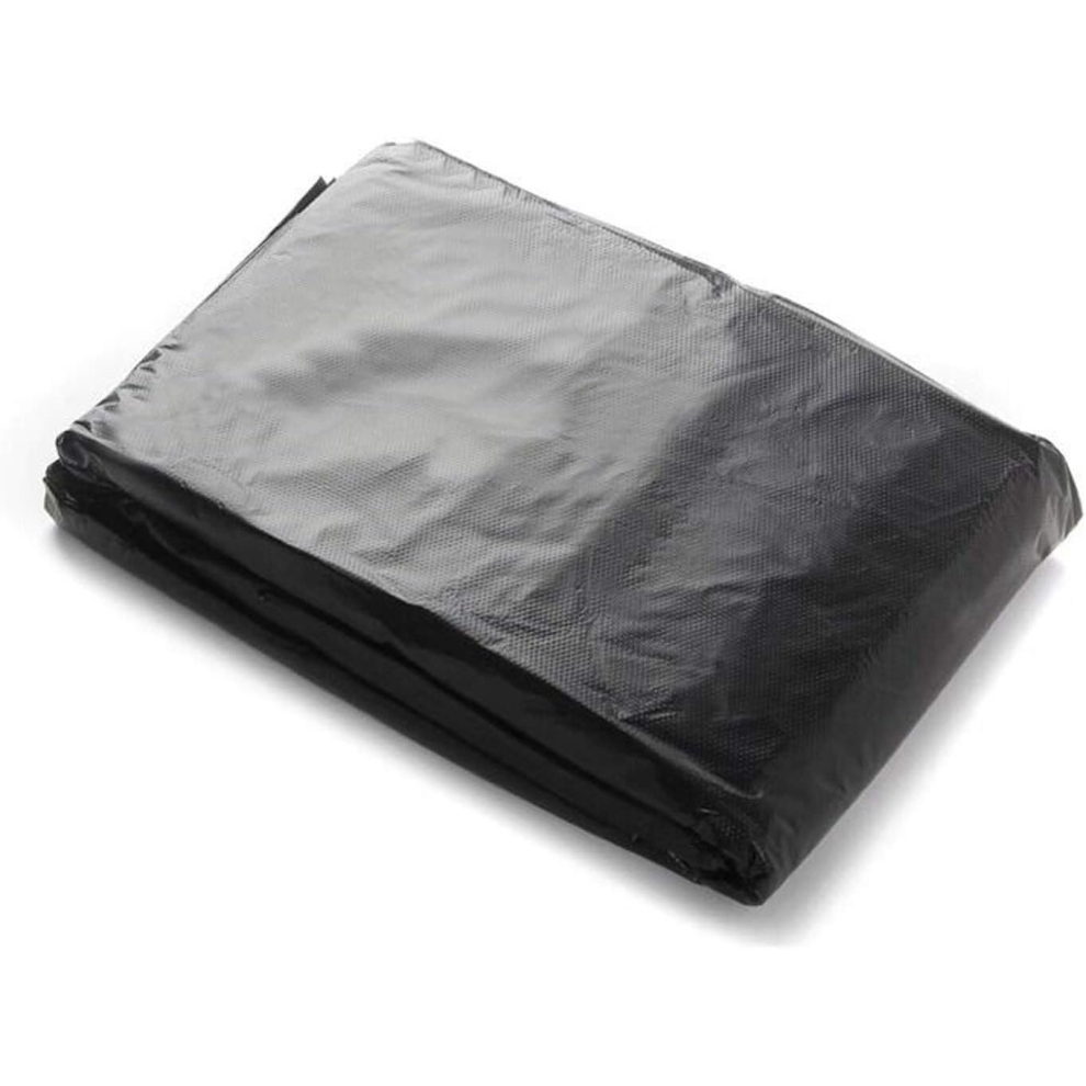 (100pcs) Heavy Duty Dustbin Bags, Large Waste Bin Liners Garbage Bags Extra Strong Plastic Trash Bags for Commercial Domestic Home Offices, 80cm x 90cm, Black