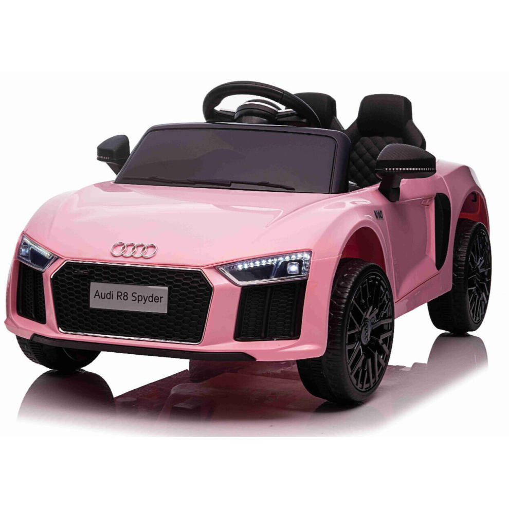 12V Audi R8 Spyder Licensed Electric Kids Ride On Car Parental Remote