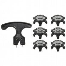 30Pcs Golf Shoe Spikes Removal Tool Clamp Cleats Studs Replacement Plastic Comfort Durability with Removal Tool