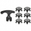 30Pcs Golf Shoe Spikes Removal Tool Clamp Cleats Studs Replacement Plastic Comfort Durability with Removal Tool 1