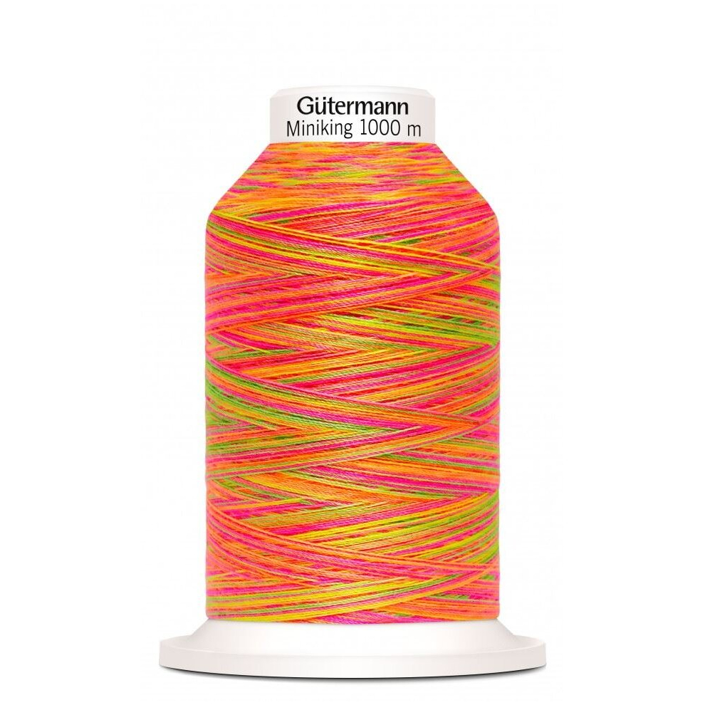 Gutermann Multicolour Miniking Overlocker Thread 9878 - 1000 Metres - each