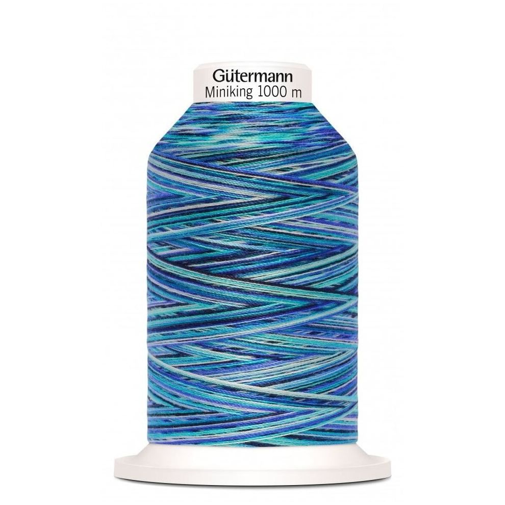 Gutermann Multicolour Miniking Overlocker Thread 9957 - 1000 Metres - each