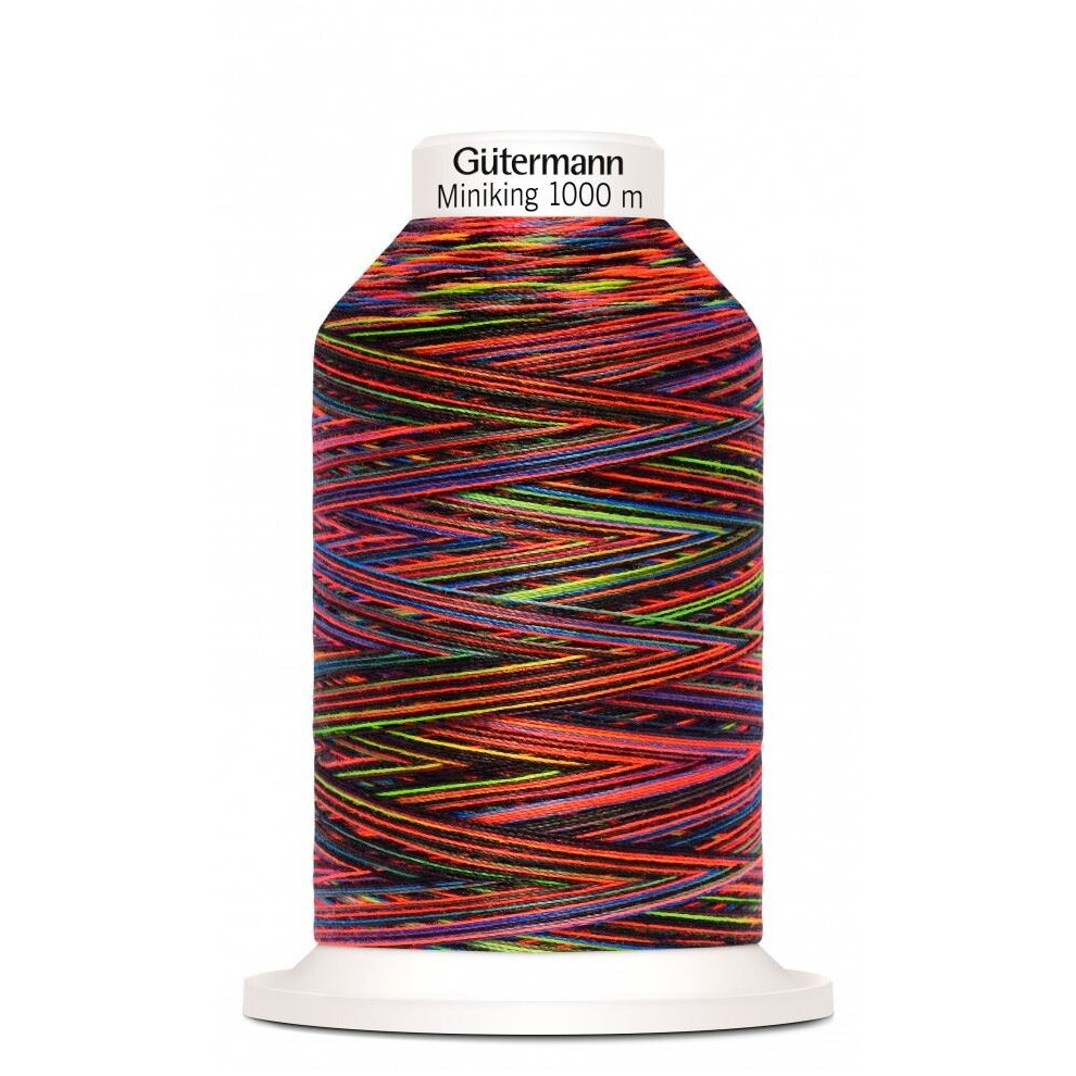 Gutermann Multicolour Miniking Overlocker Thread 9842 - 1000 Metres - each