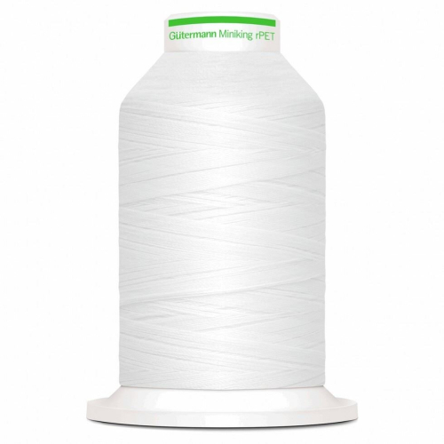 Gütermann Gutermann Recycled Miniking Overlocker Thread 800 White - 1000 Metres - each
