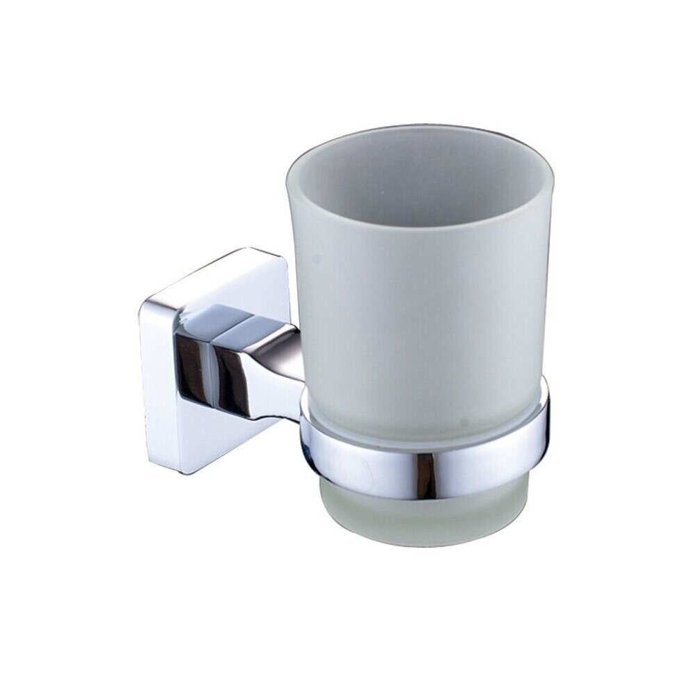 Toothbrush Holder Wall Mounted Bathroom Cup Toothpaste Holder Rack
