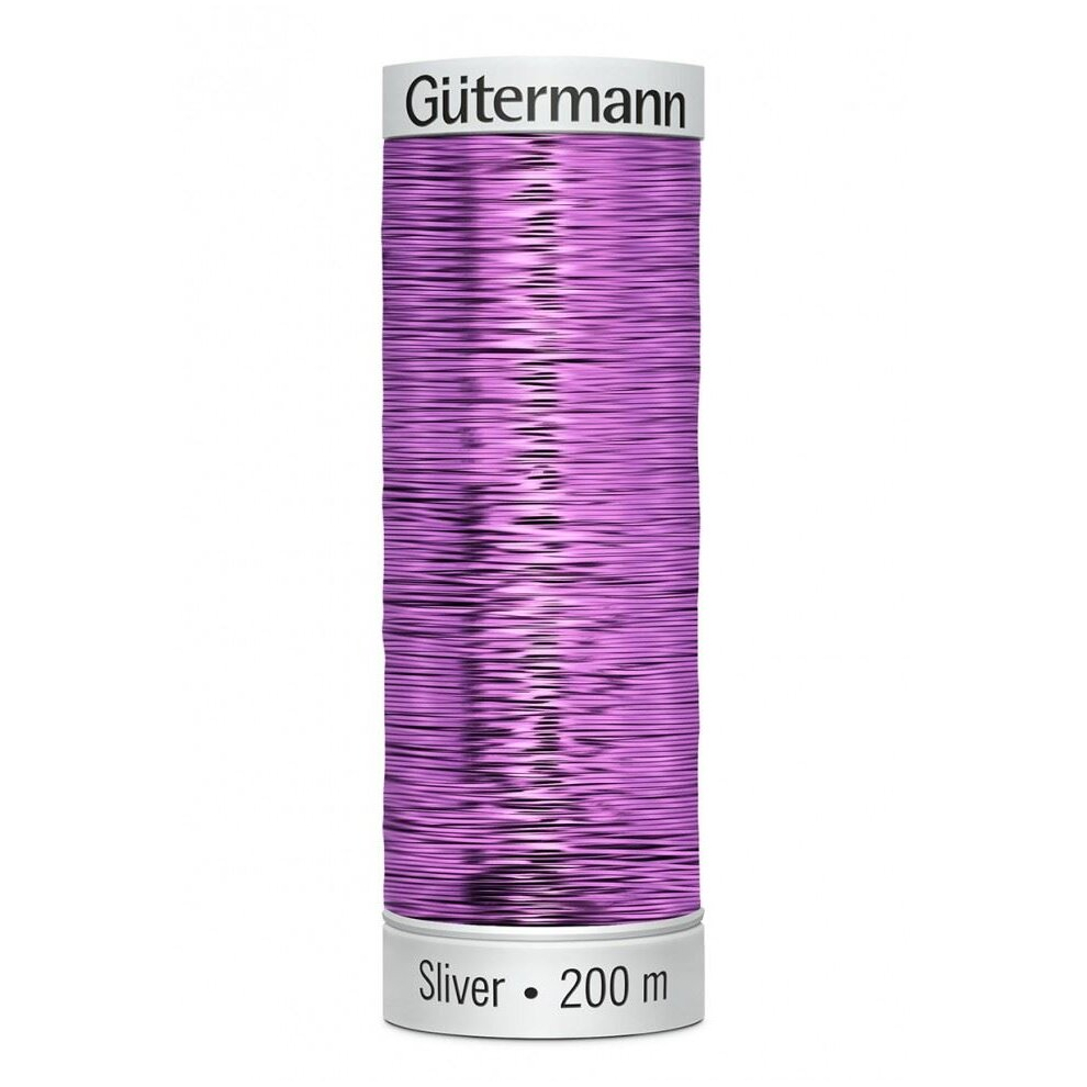 Gutermann Sulky Sliver Embroidery Thread 8012 - 200 Metres - each