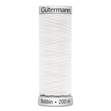 Gutermann Sulky Bobbin Thread 1001 - 200 Metres - each