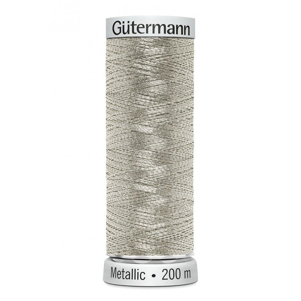 Gutermann Sulky Metallic Embroidery Thread 7001 - 200 Metres - each
