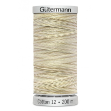 Gutermann No 12 Sulky Cotton Embroidery Thread 4001 - 200 Metres - each