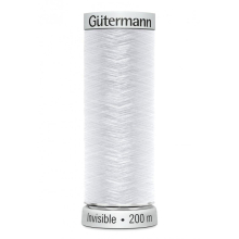 Gutermann Sulky Invisible Thread 1001 (Light) - 200 Metres - each