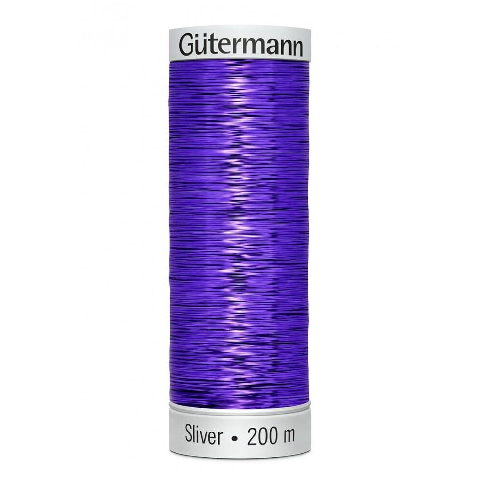 Gutermann Sulky Sliver Embroidery Thread 8050 - 200 Metres - each