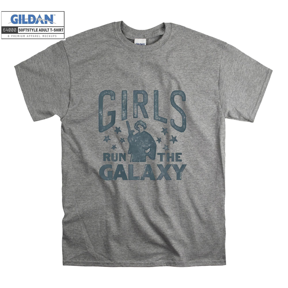 XXXX-Large, Grey) Girls Run The Galaxy Leia Men Women Unisex Top T Shirt  T-Shirt Tshirt on OnBuy