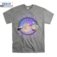 (Large, Grey) I'll Never Hide I'm Too Shiny Disney Moana Tamatoa Men Women Unisex Top T Shirt T-Shirt Tshirt
