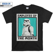 (XX-Large, Black) Employee Of The Month Stormtrooper Men Women Unisex Top T Shirt T-Shirt Tshirt