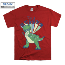 (XXXX-Large, Red) Toy Story 4 I'm a Hugger Rex Men Women Unisex Top T Shirt T-Shirt Tshirt