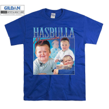 (XX-Large, Blue) Hasbulla Magomelon Funny Parody Poster Men Women Unisex Top T Shirt T-Shirt Tshirt