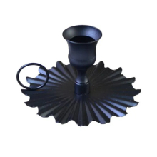 (Black) Candlestick Plate Candle Holder Candelabra Christmas Rack