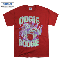 (Large, Red) Oogie Boogie Poster Men Women Unisex Top T Shirt T-Shirt Tshirt