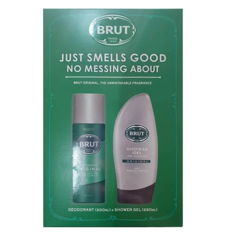 Brut Deodorant 200ml & Shower Gel 250ml Gift Set