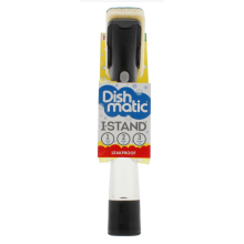 Dishmatic I-Stand Washing Up Brush (Pro Handle) – Flow Control, Fillable & Refillable, Colours May Vary (5944)
