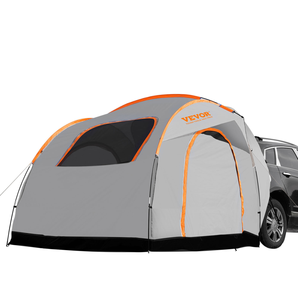 VEVOR SUV Camping Tent 8'-8' SUV Tent Attachment Rainfly Carry Bag for Camping