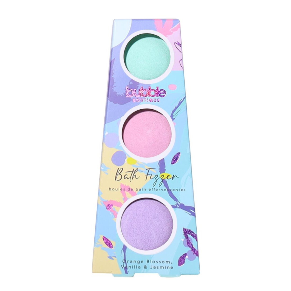 The Kind Edit Co . Bubble Boutique Fizzer Pyramid - 30G Bath Fizzers, 50G Bath Fizzers, 80G Bath Fizzers