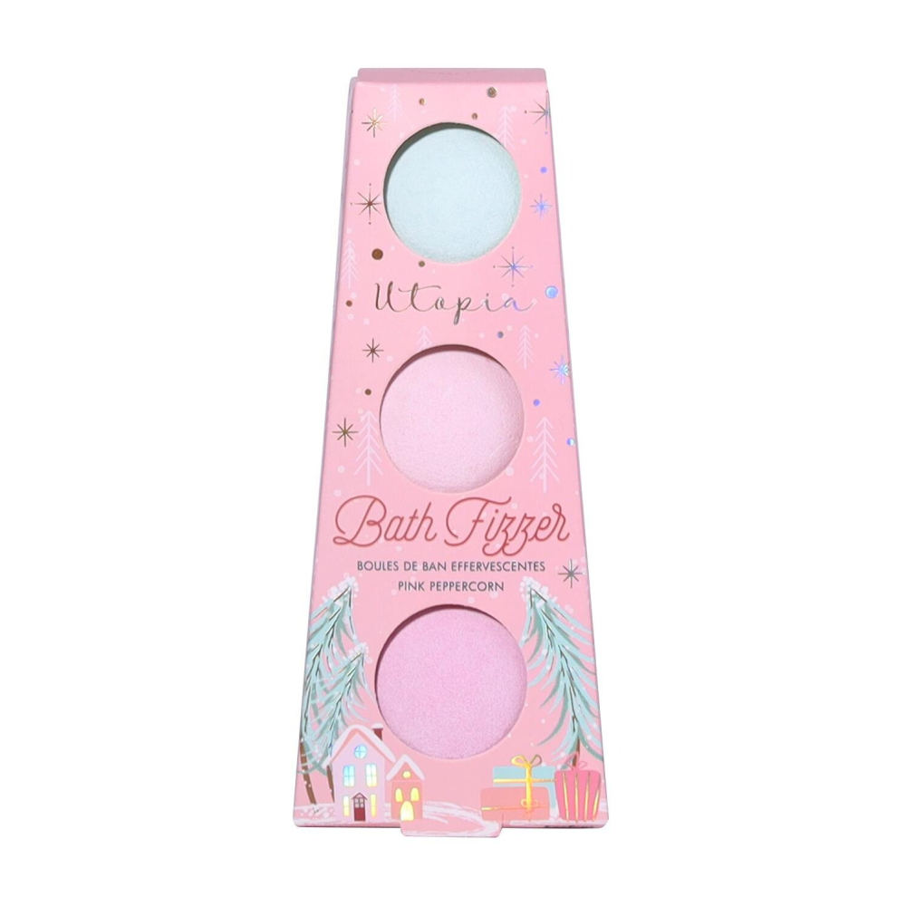 The Kind Edit Co . Utopia Fizzer Pyramid - 30G Bath Fizzers, 50G Bath Fizzers, 80G Bath Fizzers