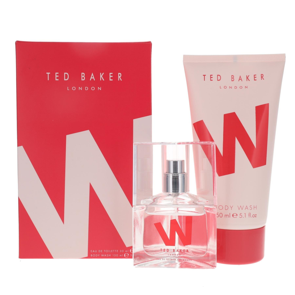 Ted Baker W 30ml Eau De Toilette, 150ml Body Wash Gift Set For Women