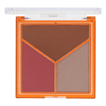 Sunkissed Chestnut Glow Face Trio Palette - 6.5g Bronzer, 5.5g Blusher, 5.5g Highlighter