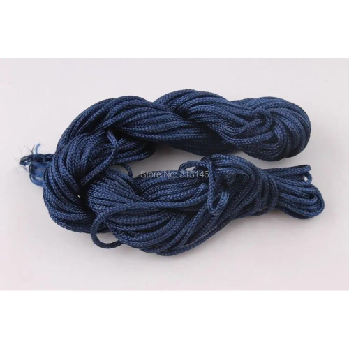 40 Roll Assorted 1mm 1.5mm Macrame Beading Rattail Braided Nylon Cords Kumihimo String Thread for Jewelry Making 2