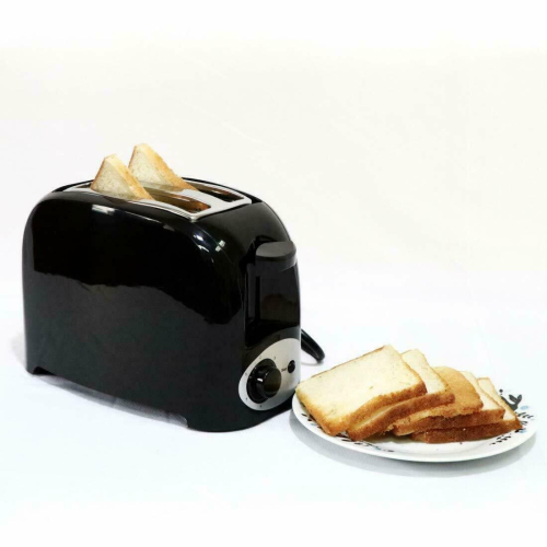 Black 2 Slice 7 Level Browing Control Toaster 750W