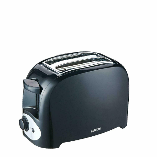 Black 2 Slice 7 Level Browing Control Toaster 750W 1