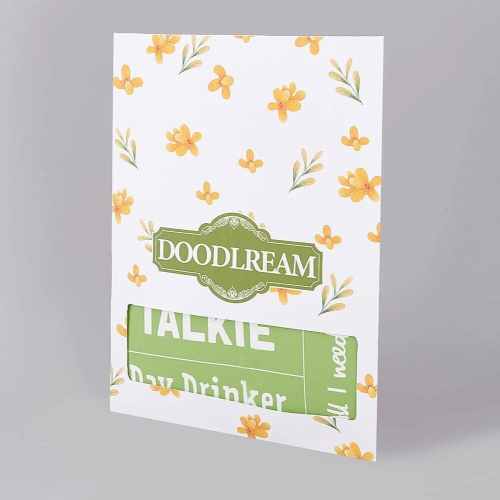 DOODLREAM Self-Adhesive Silk Screen Printing Stencil Cup Pattern Reusable Mesh Transfer Silk Screen Stencils Drawing templates 1