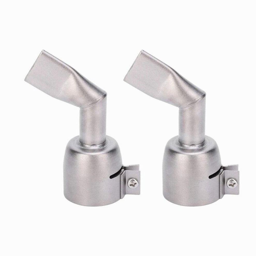 2Pcs Welding Nozzle, Flat 120 Degree Hot Air Welding Nozzle For Plastic Plates, Welding Nozzle Weld Torch Accessories 885673615245