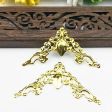 27x57mm 20pcsMetal Corners For Books Scrapbooking Photo Albums Menus Corner Protectors Metal Crafts DIY Ornament 41x41mm 20pcs